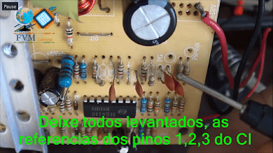 Identificação da Pinagem de referências do CI - fvml