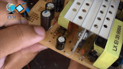 Identificando e retirando o resistor de Carga - fvml