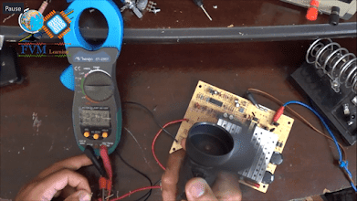 Ligando uma Carga teste na fonte alterada -fvml