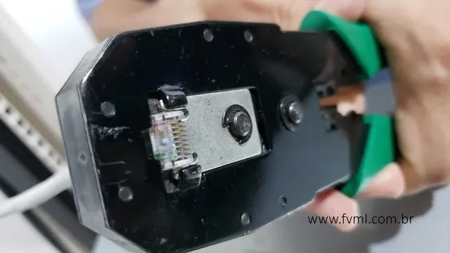 Crimpar Cabo de Rede — Padrões T586A e T586B — Crimpando o cabo de rede - fvml