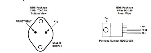 Pinagem LM138, LM338 TO-220,TO-CAN - fvml Pinagem LM138, LM338 TO-220,TO-CAN - fvml
