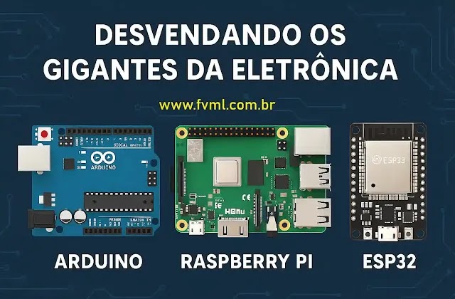 Análise entre Arduíno, Raspberry e ESP32 - fvml